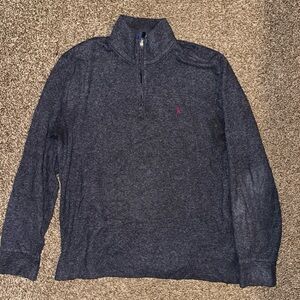 Polo Ralph Lauren Charcoal Zip-Up Sweater